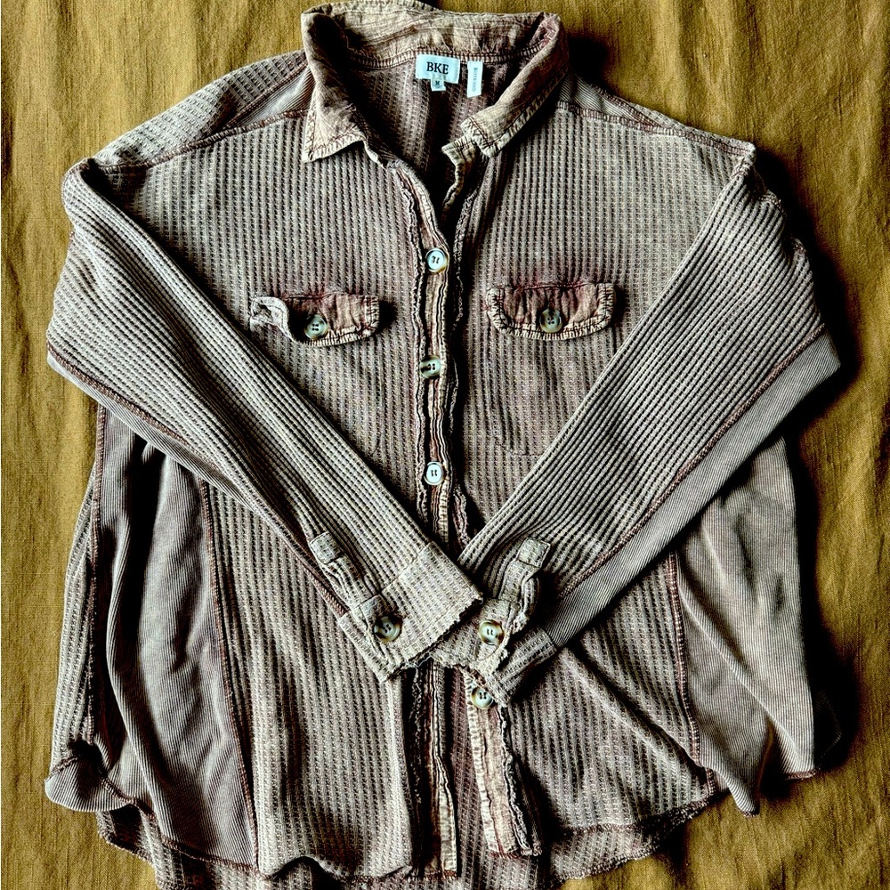 BKE Boyfriend Button Down